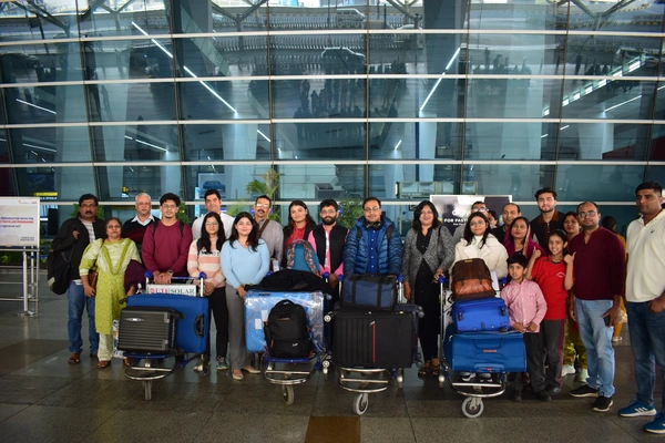 Georgia MBBS students at the airport