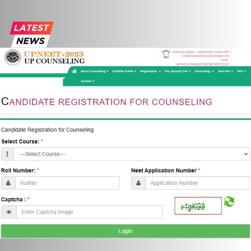 Uttar Pradesh NEET UG Counselling 2023 Round 1 Registration Started at upneet.gov.in