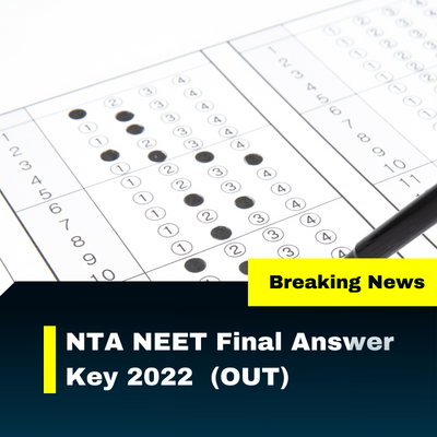 NTA NEET Final Answer Key 2022 (Out)