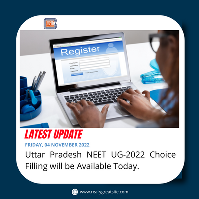 Uttar Pradesh NEET UG-2022 Choice Filling will be Available Today