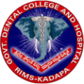 Govt. Dental College, RIMS, Kadapa - Logo