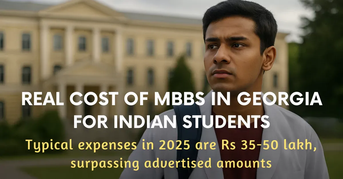 Real Costs OF MBBS In Georgia For Indian Students