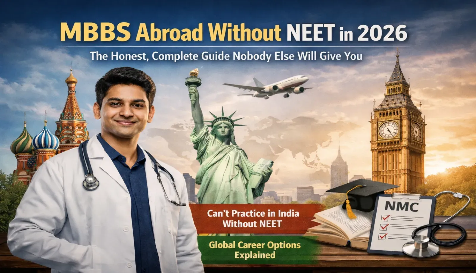 MBBS Abroad Without NEET 2026: Rules, Reality & Career Paths