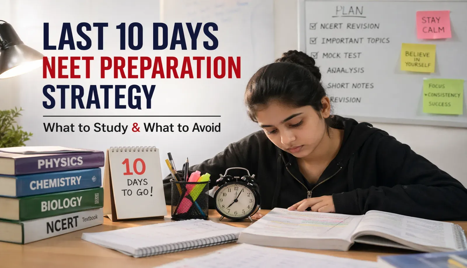 Last 10 Days NEET Strategy: Smart Revision Plan