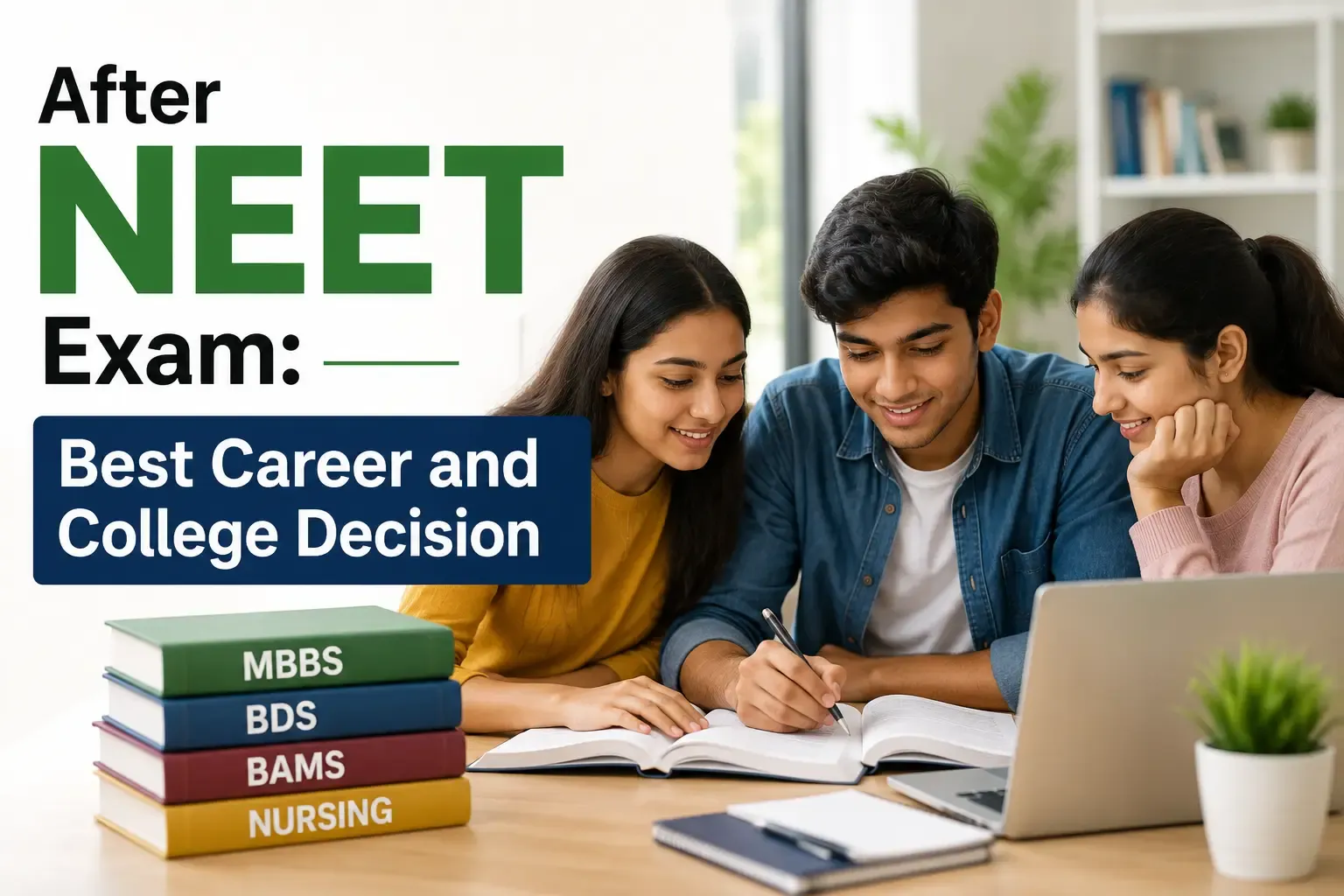 After NEET Exam: Best Career and College Decision
