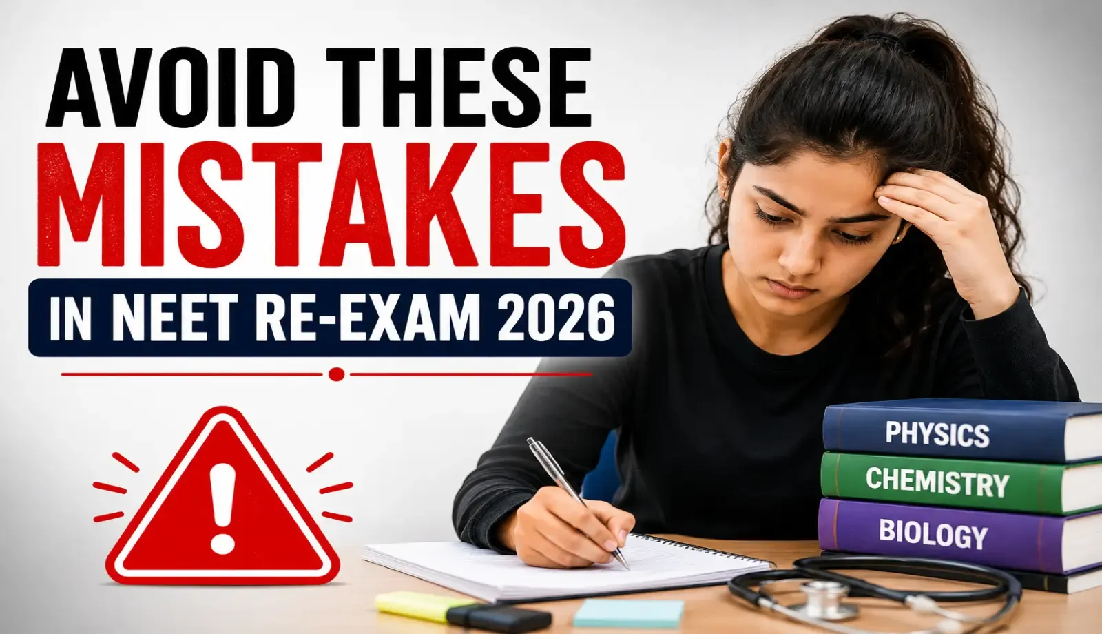 Avoid These Mistakes in NEET Re-Exam