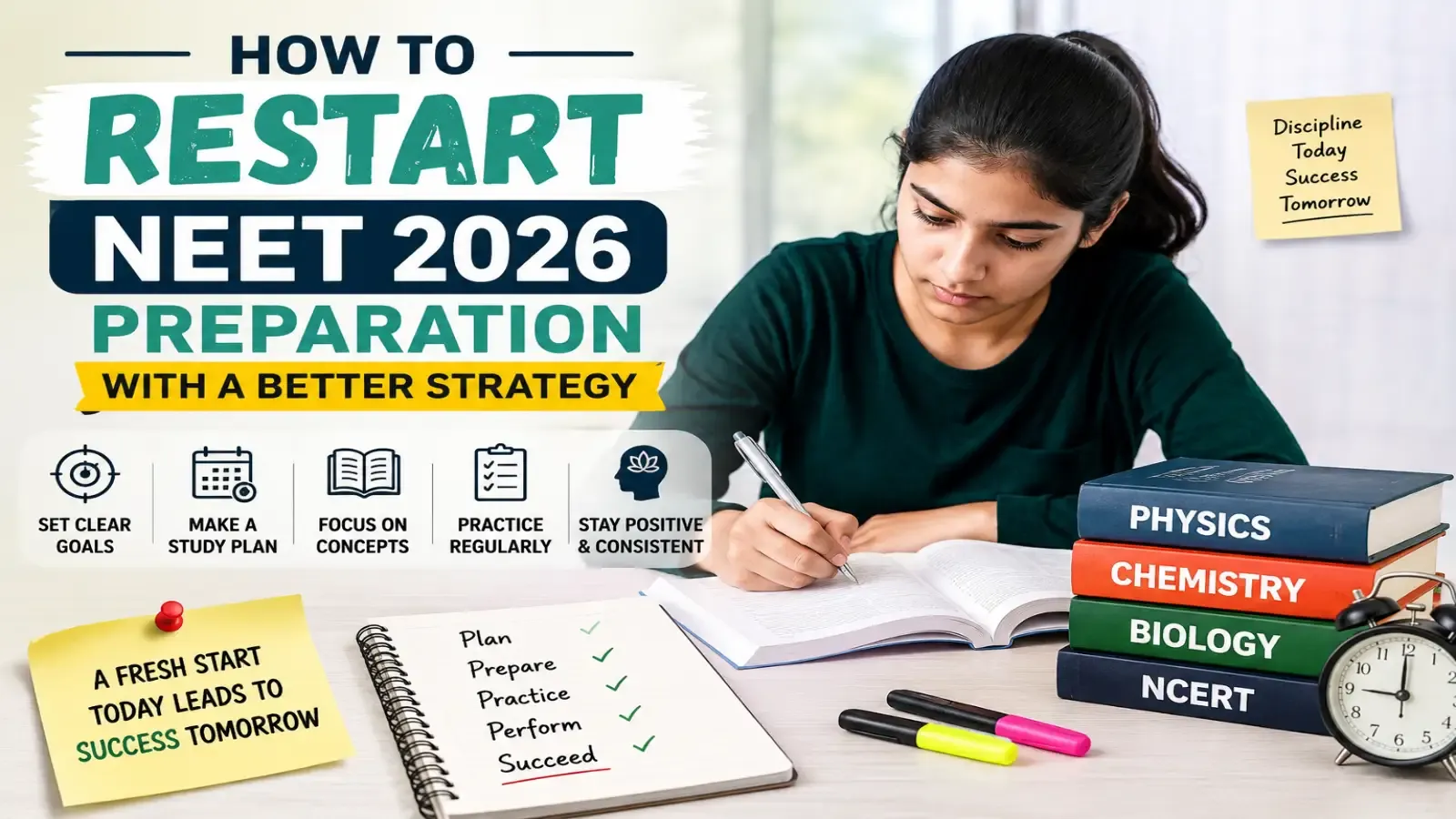How to Restart NEET 2026 Preparation with a Better Strategy
