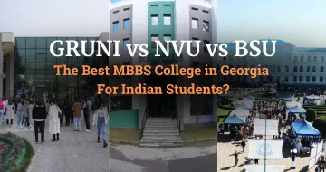 GRUNI vs NVU vs BSU: Best MBBS University in Georgia