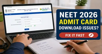 NEET 2026 Admit Card Download Issues? Fix It Fast