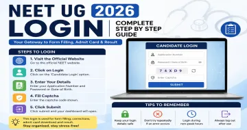 NEET UG Login 2026: Complete Step by Step Guide