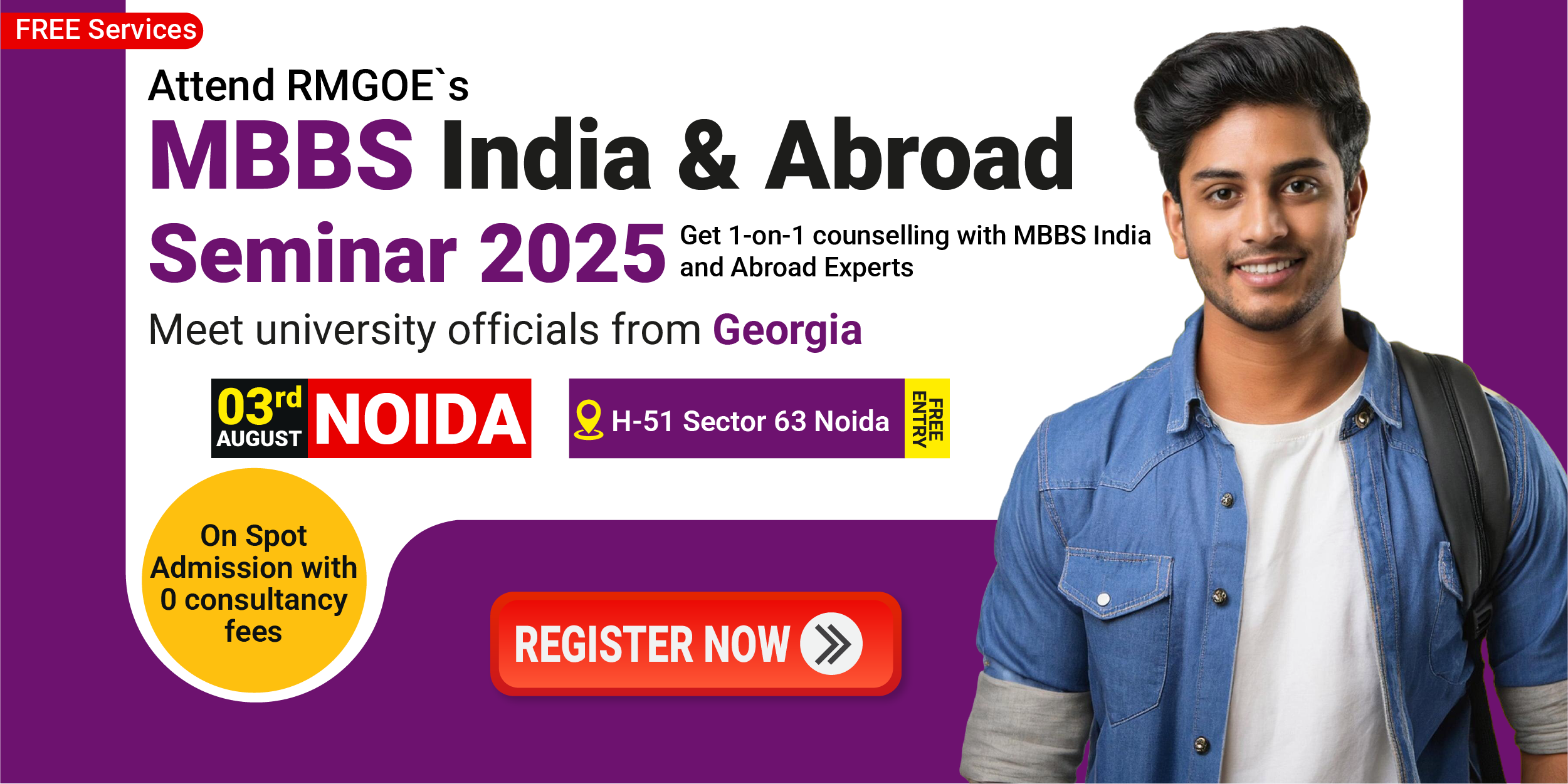 MBBS India & Abroad Seminar 2025 Noida- RM Group Of Education