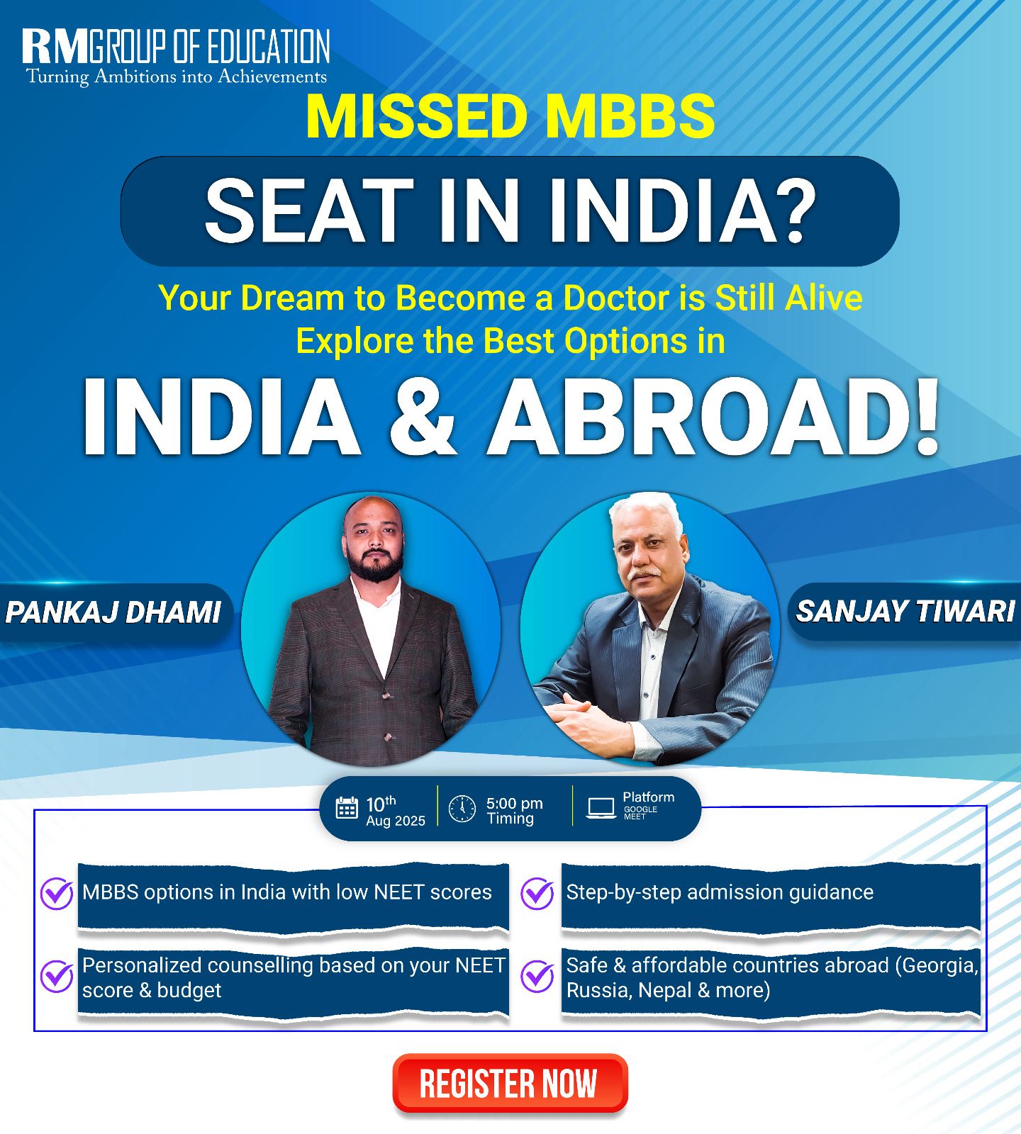 Missed an MBBS Seat in India? Don’t Worry – Your Dream Isn’t Over! - RM Group Of Education