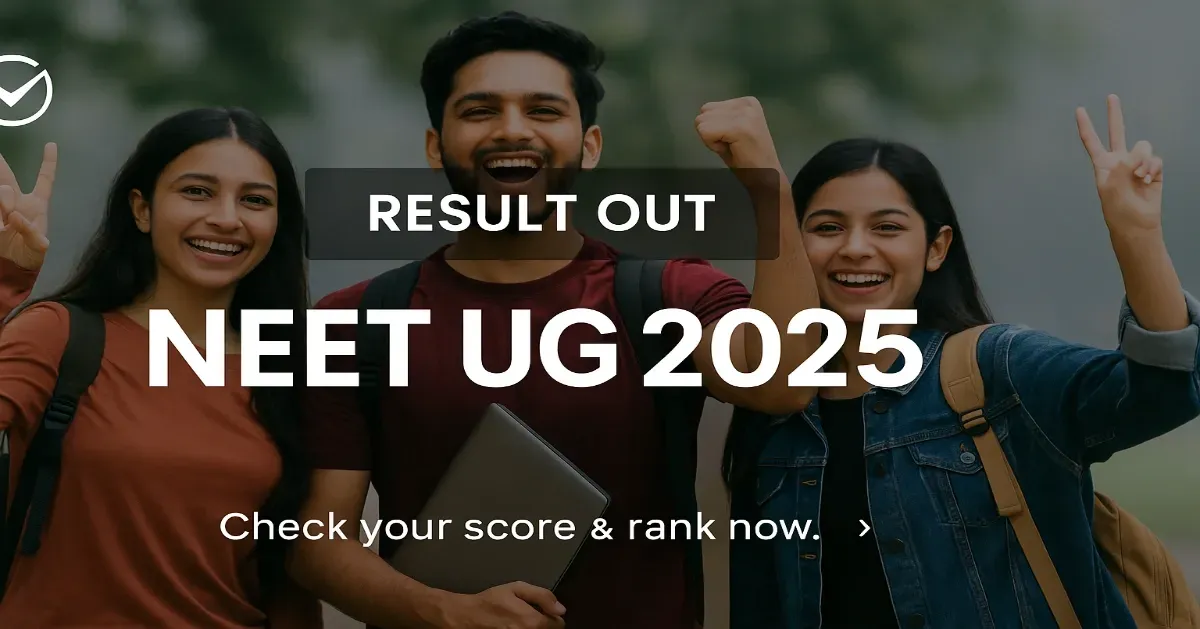NEET UG 2025 Result Declared at neet.nta.nic.in