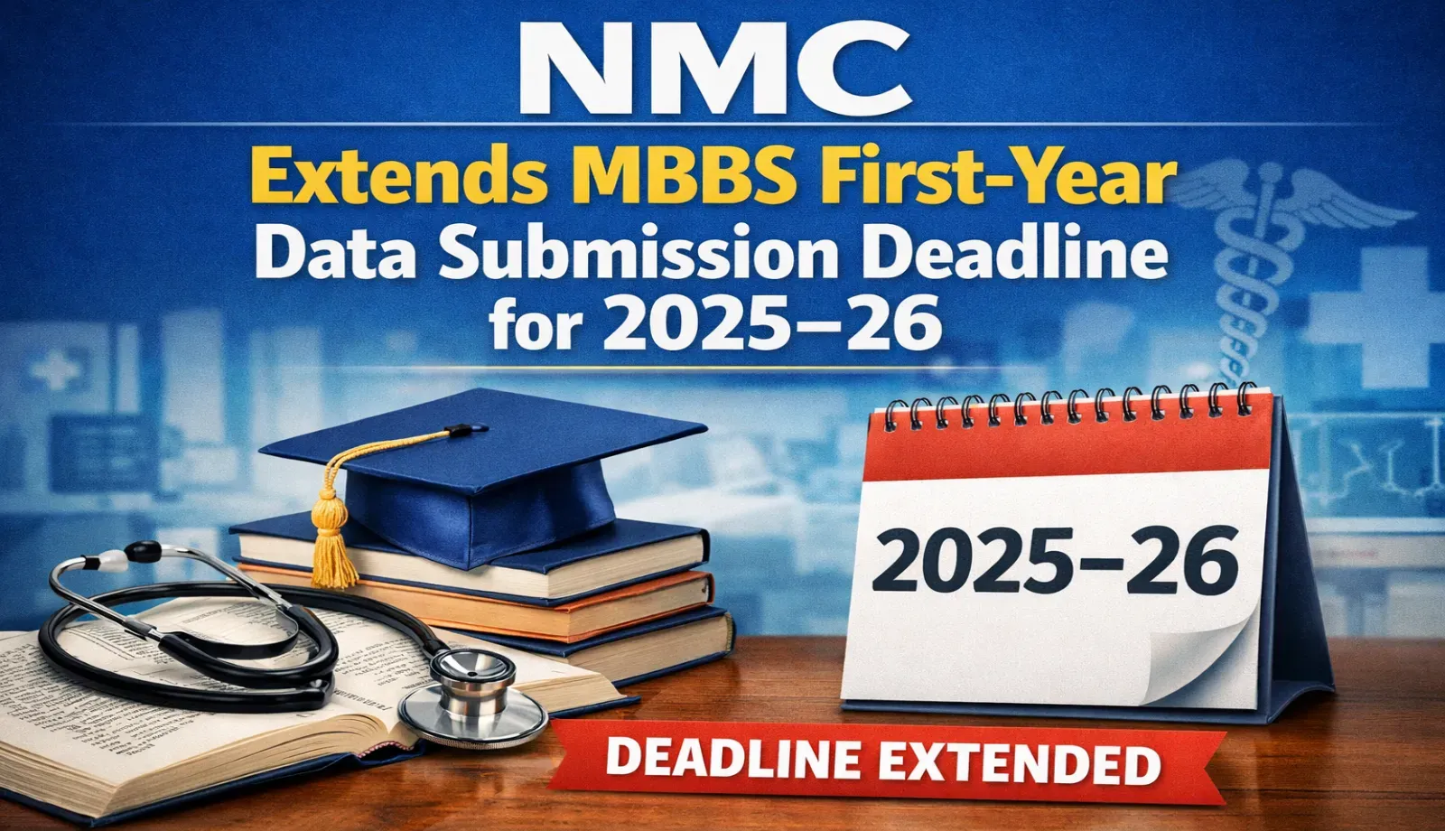 MBBS Admission Update 2026: NMC Extends Deadline to March 31