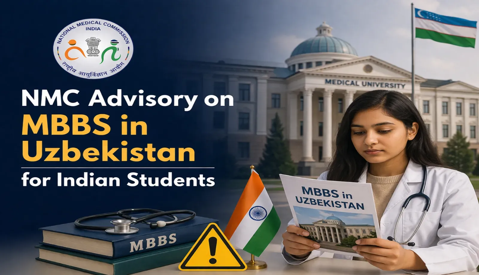 NMC Alert on MBBS Admissions in Uzbekistan