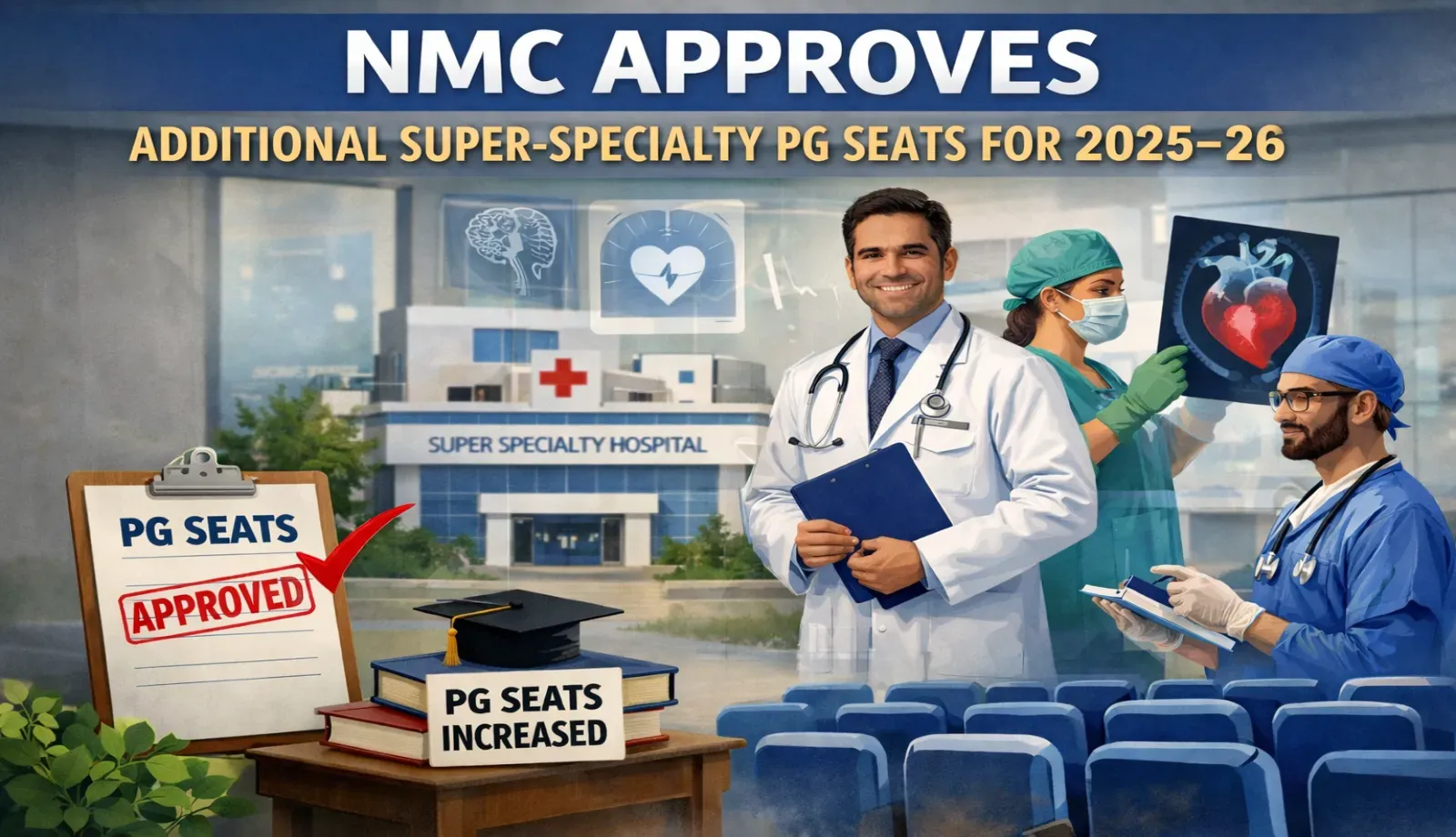 NMC Approves Additional DM and M.Ch Seats After First Appeal Committee Decision