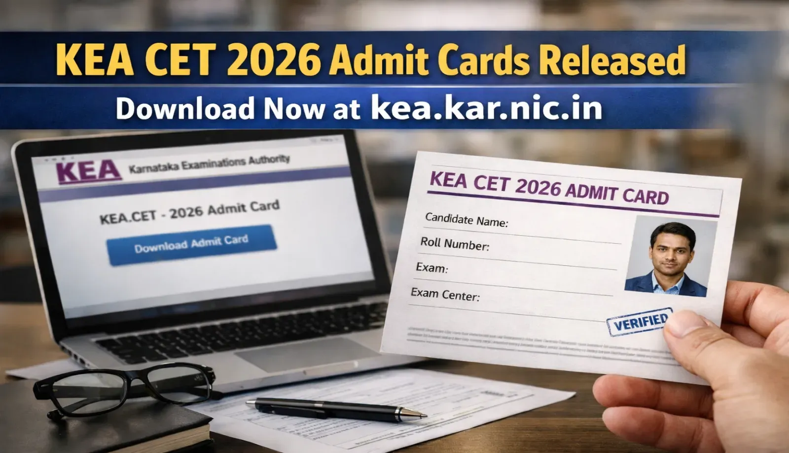 KEA CET 2026 Admit Card Download Now Available Online