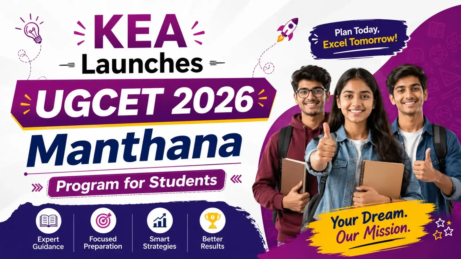 KEA Launches UGCET Manthana Program for Students