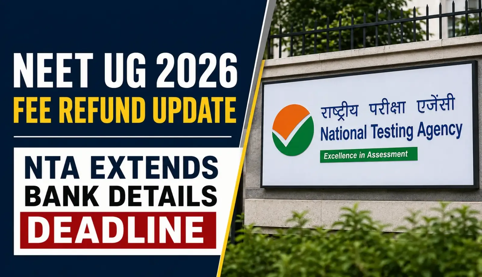 NEET UG Fee Refund Update