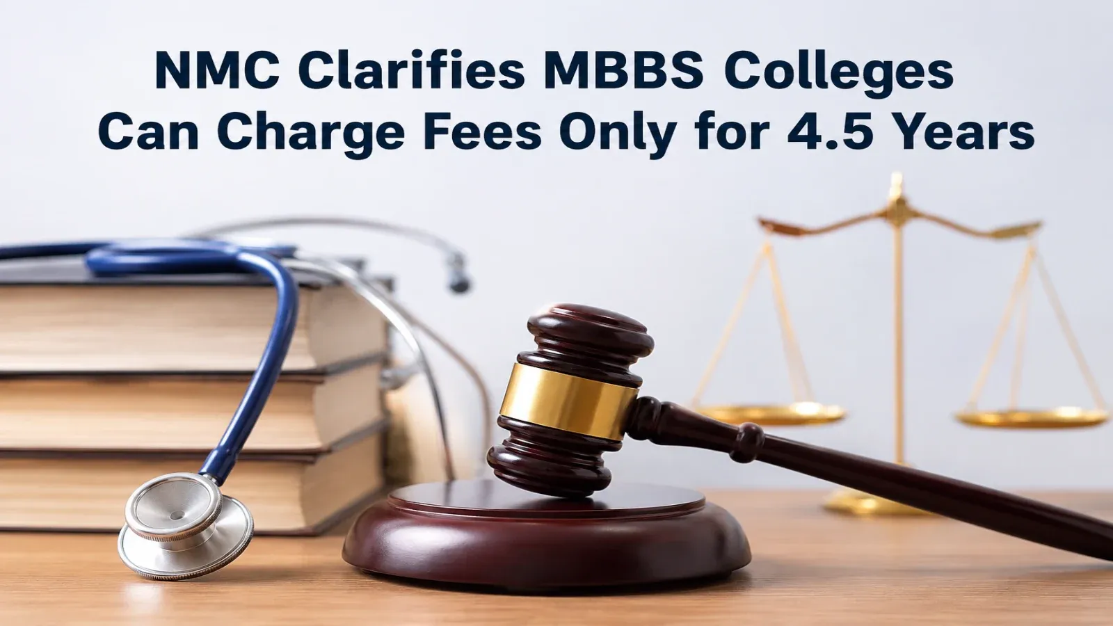 NMC Clarifies MBBS Fees Can Be Charged Only for 4.5 Years