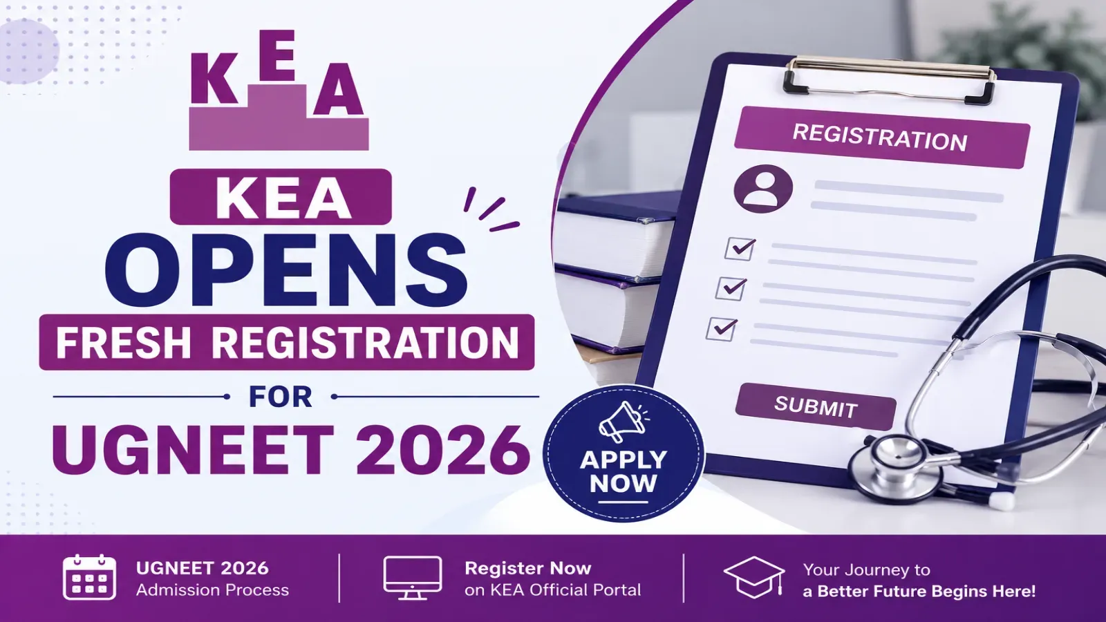 KEA Opens Fresh Registration for UGNEET 2026