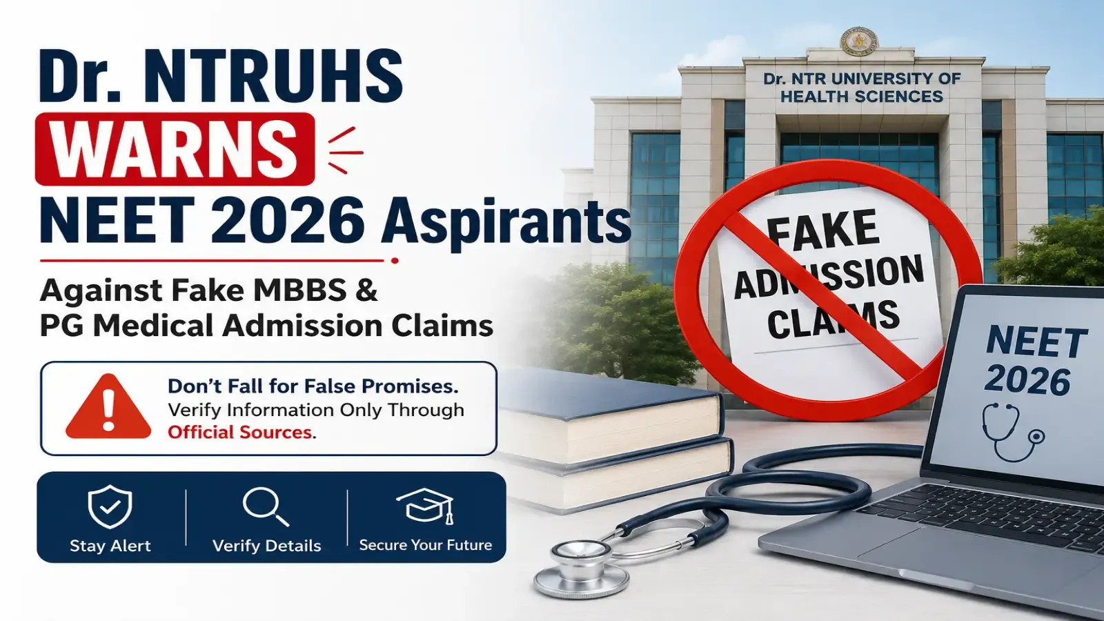 Dr. NTRUHS Issues Fraud Alert for MBBS & PG Medical Admissions 2026