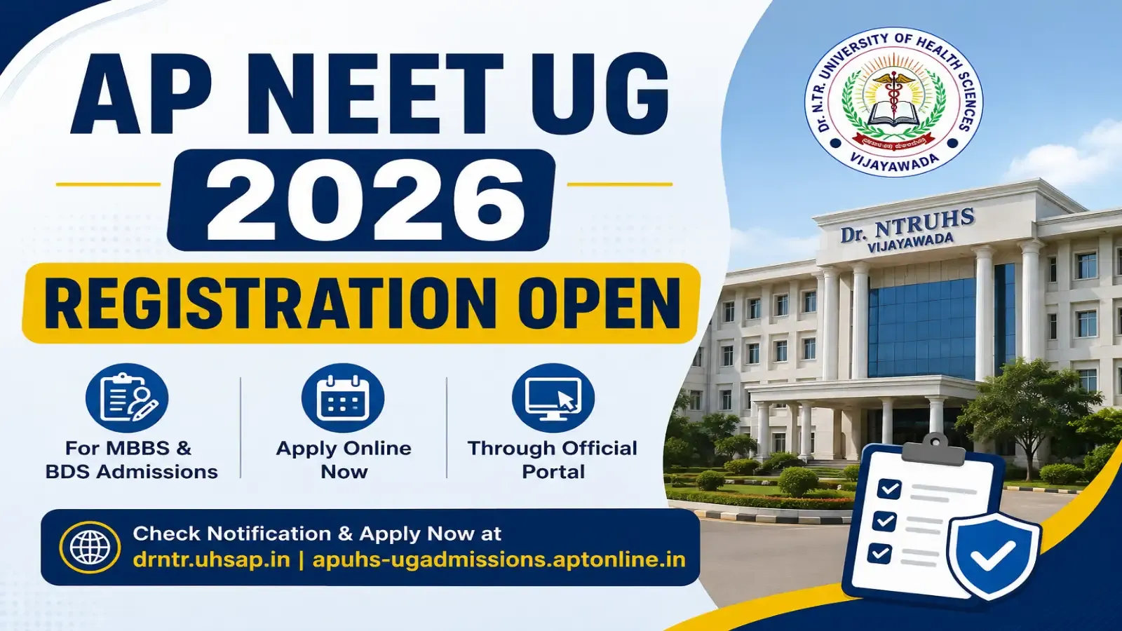 AP NEET UG 2026 Registration Open