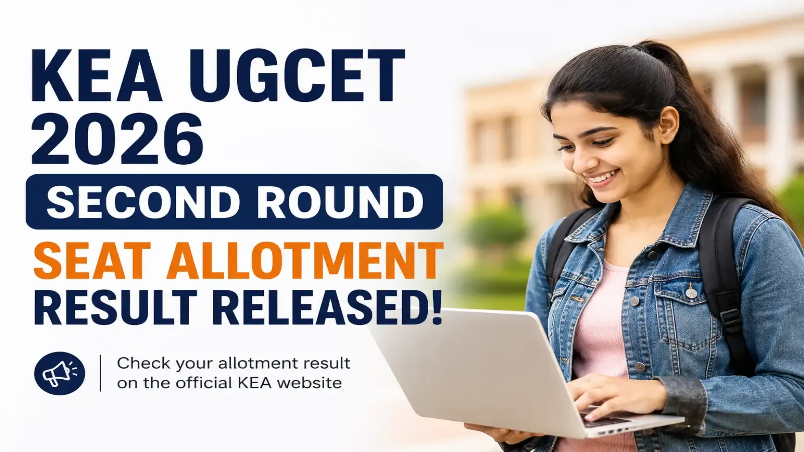 KEA UGCET 2026 Second Round Seat Allotment Result Released