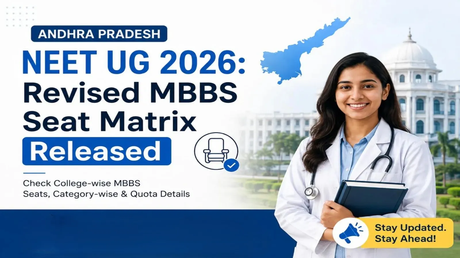 Andhra Pradesh NEET UG Revised MBBS Seat Matrix Released