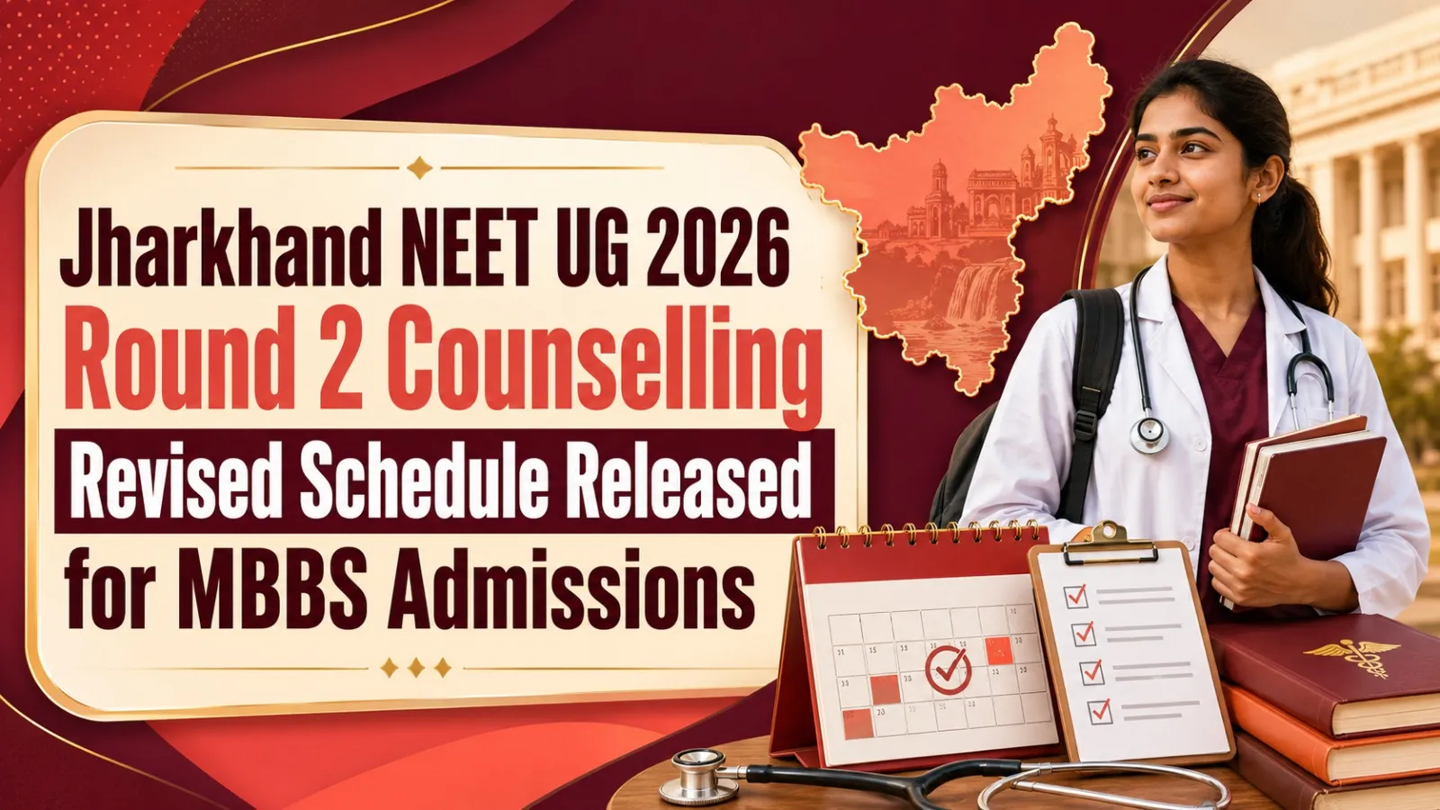 Jharkhand NEET UG 2026 Round 2 Counselling Schedule Revised