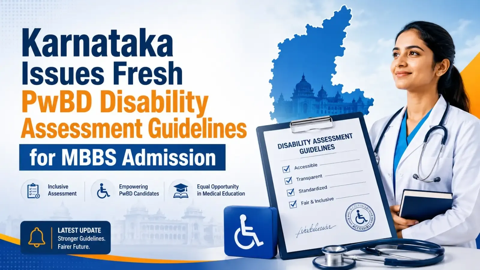 Karnataka Issues Fresh PwBD Disability Assessment Guidelines for MBBS Admission