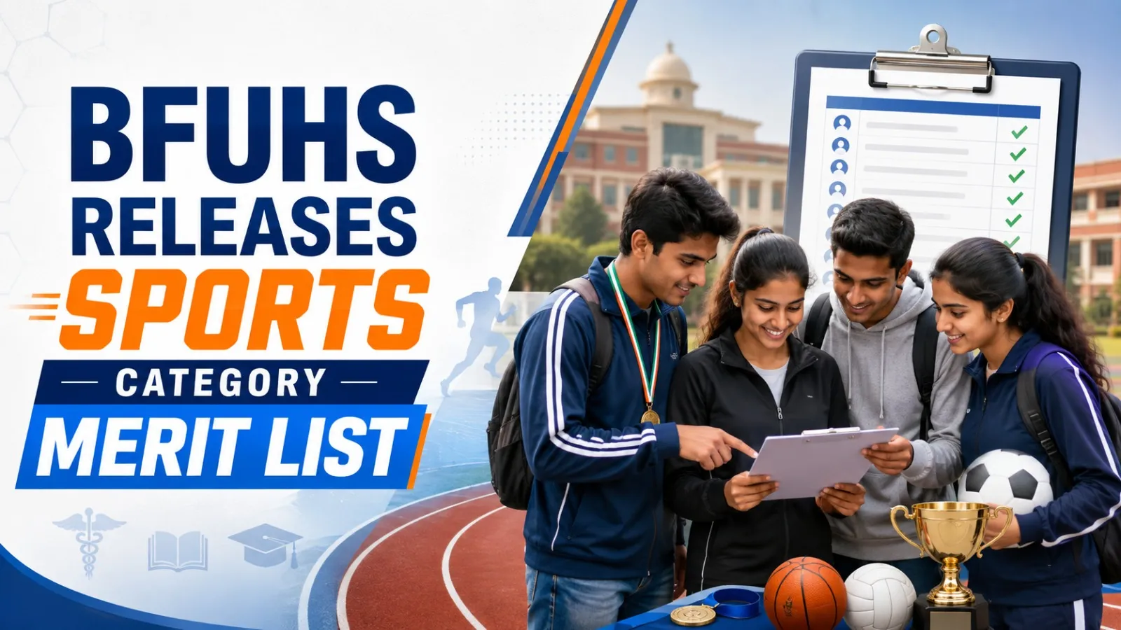 BFUHS Releases Sports Category Merit List