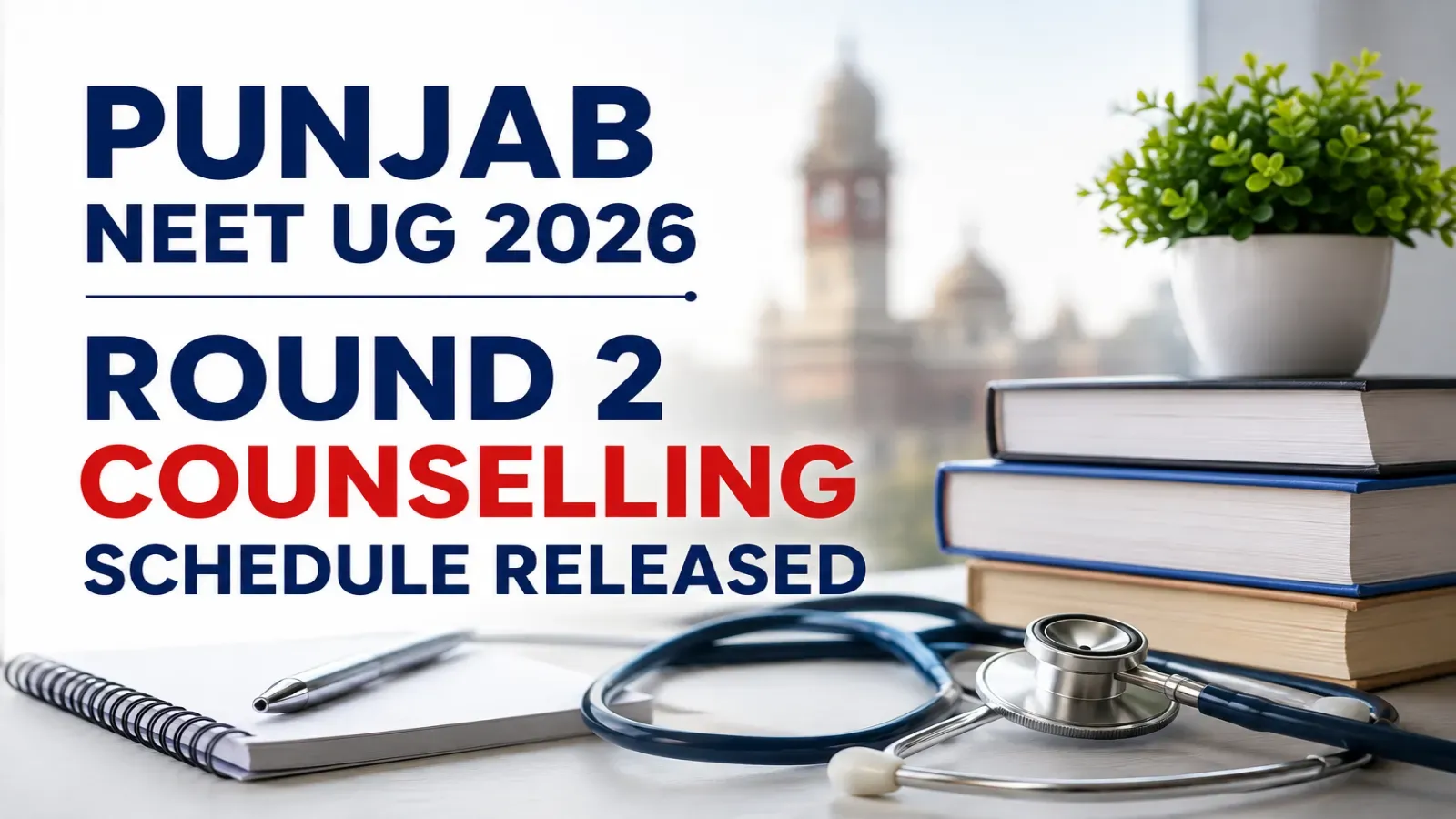 Punjab NEET UG Round 2 Counselling Schedule Released