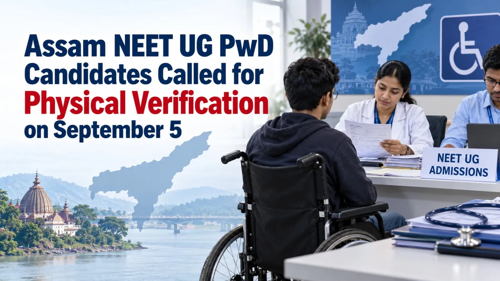 Assam NEET UG PwD Candidates Called for Physical Verification on September 5