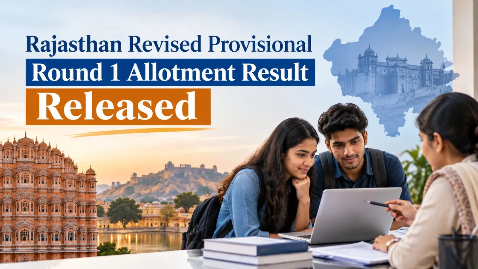 Rajasthan has released the revised provisional Round 1 allotment result