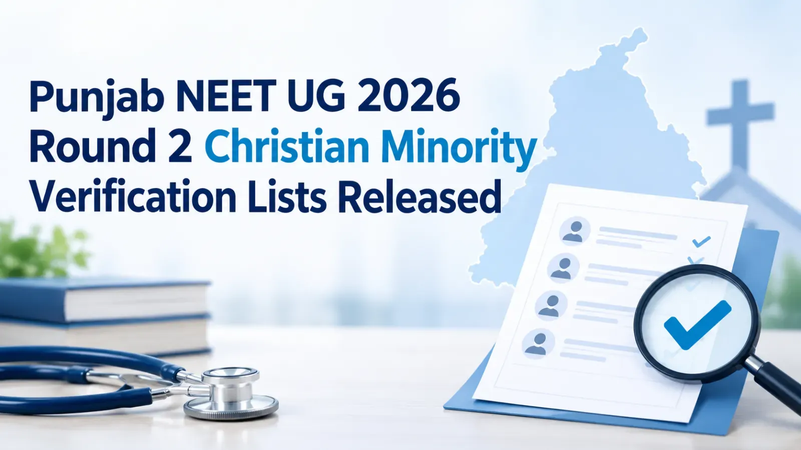 Punjab NEET UG 2026 Round 2 Christian Minority Verification Lists Released