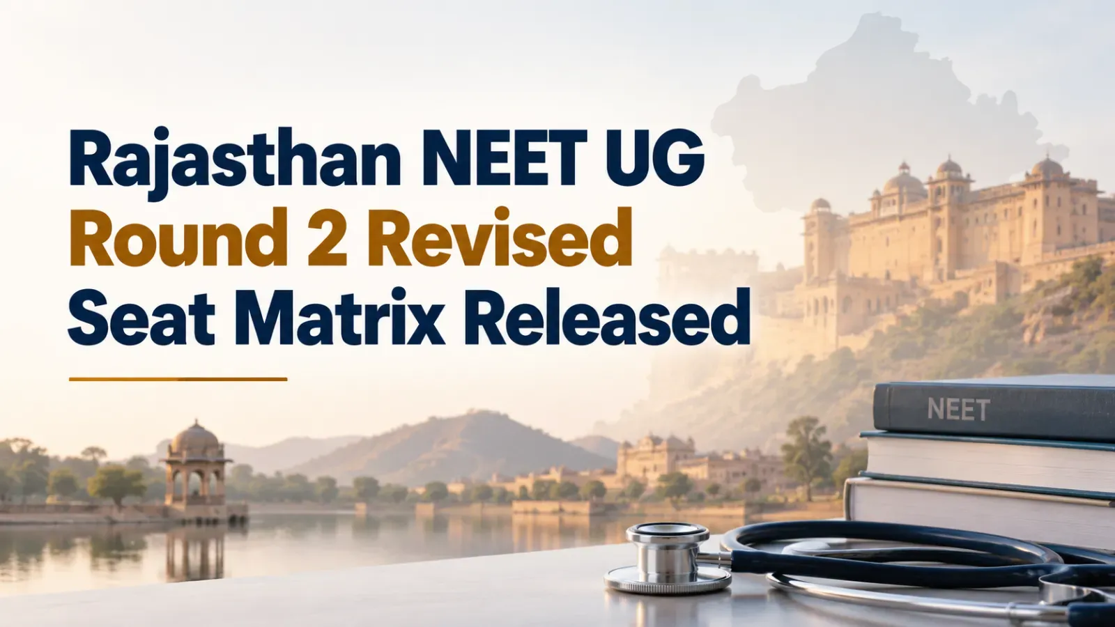 Rajasthan NEET UG Round 2 Revised Seat Matrix Released