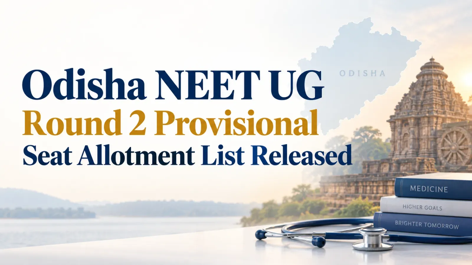 Odisha NEET UG Round 2 Provisional Seat Allotment List Released