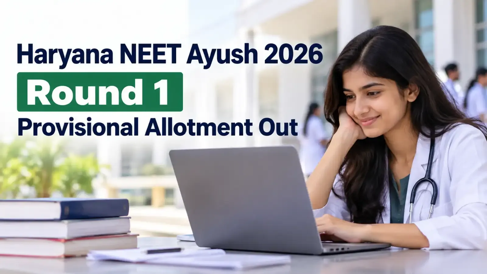 Haryana NEET AYUSH 2026 Round 1 Provisional Allotment List has been released. Candidates can check their allotted course and college details and follow the prescribed admission schedule.