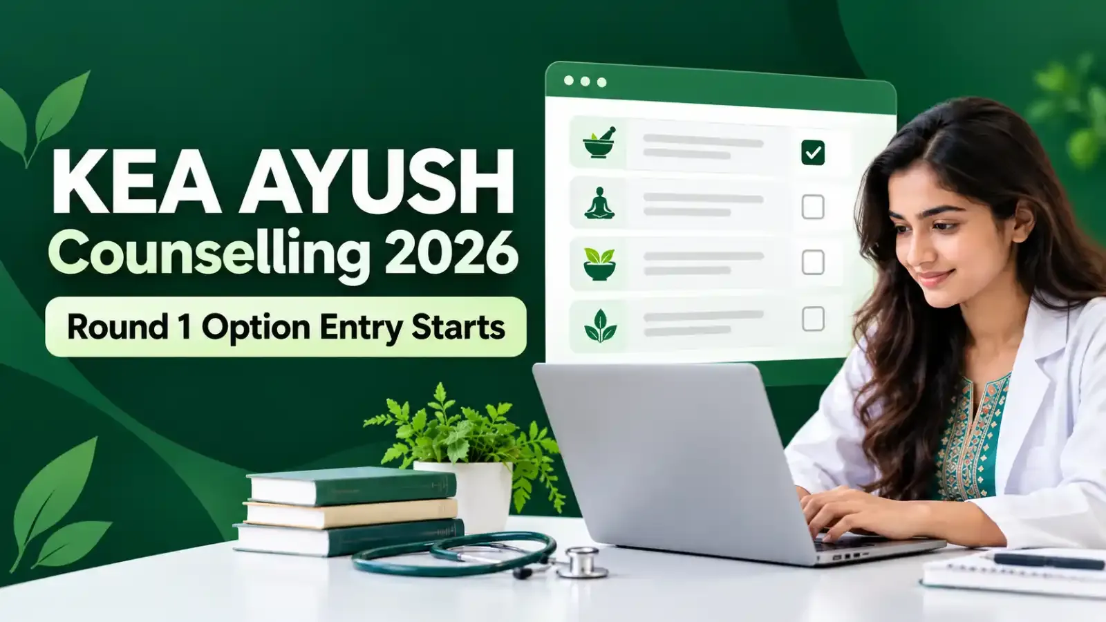Candidates can now enter and submit their preferred AYUSH courses and colleges as per the official counselling schedule.