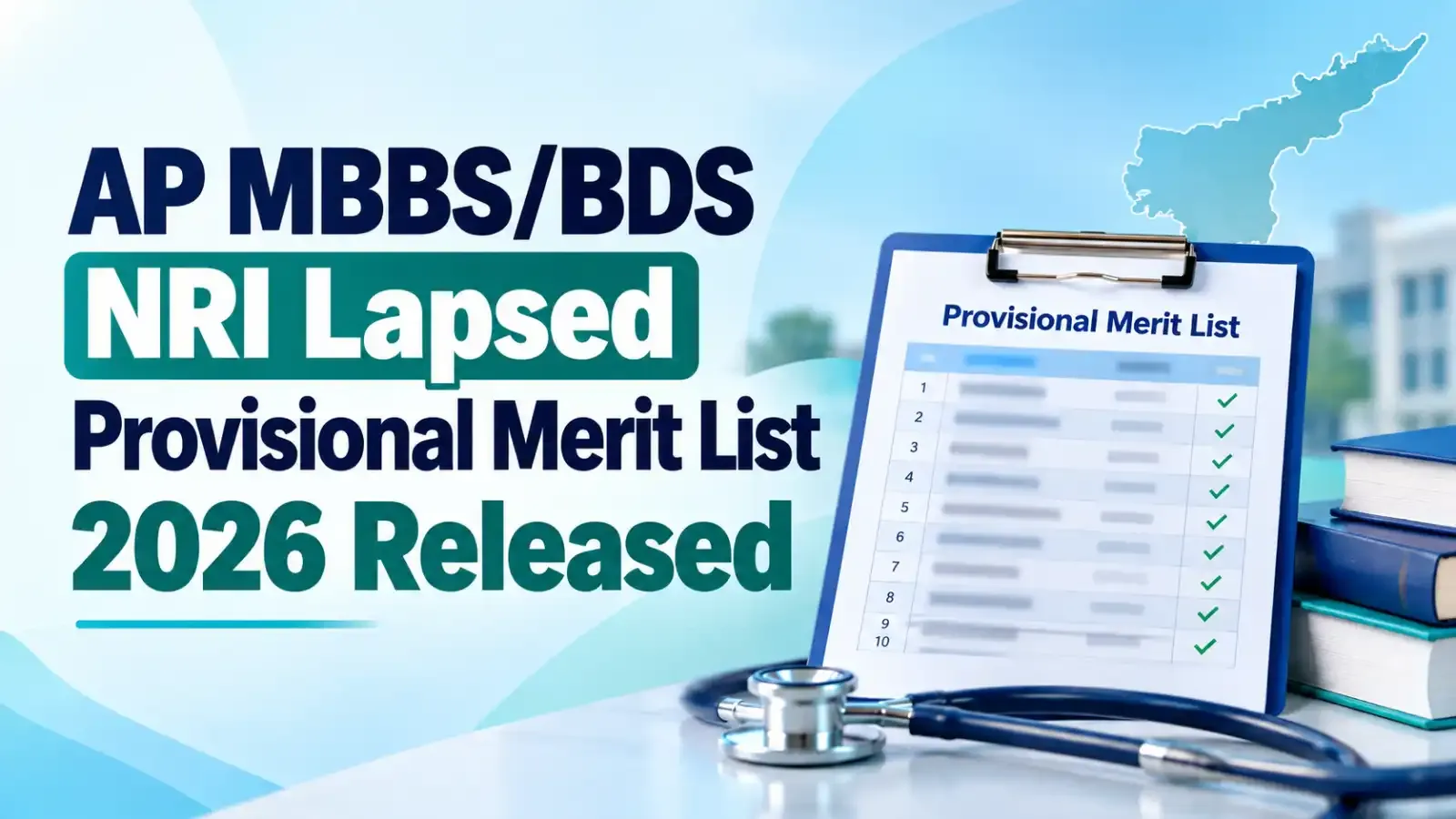 AP MBBS/BDS NRI Lapsed Provisional Merit List 2026 Released