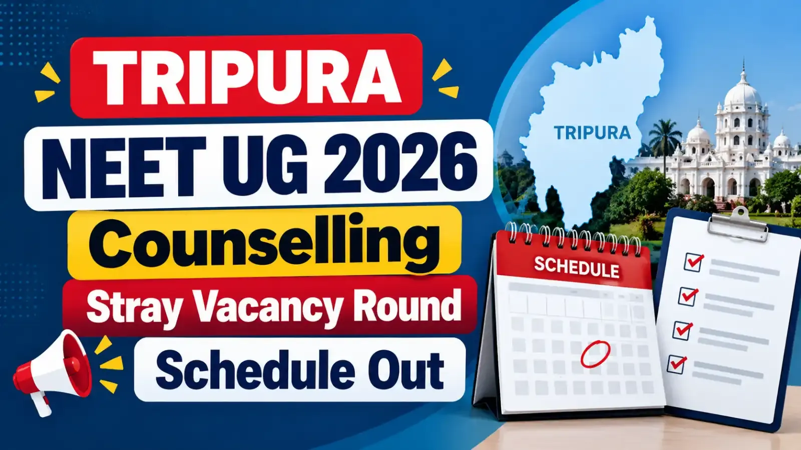 Candidates can check the important registration, choice filling, seat allotment and reporting dates for MBBS and BDS admissions.