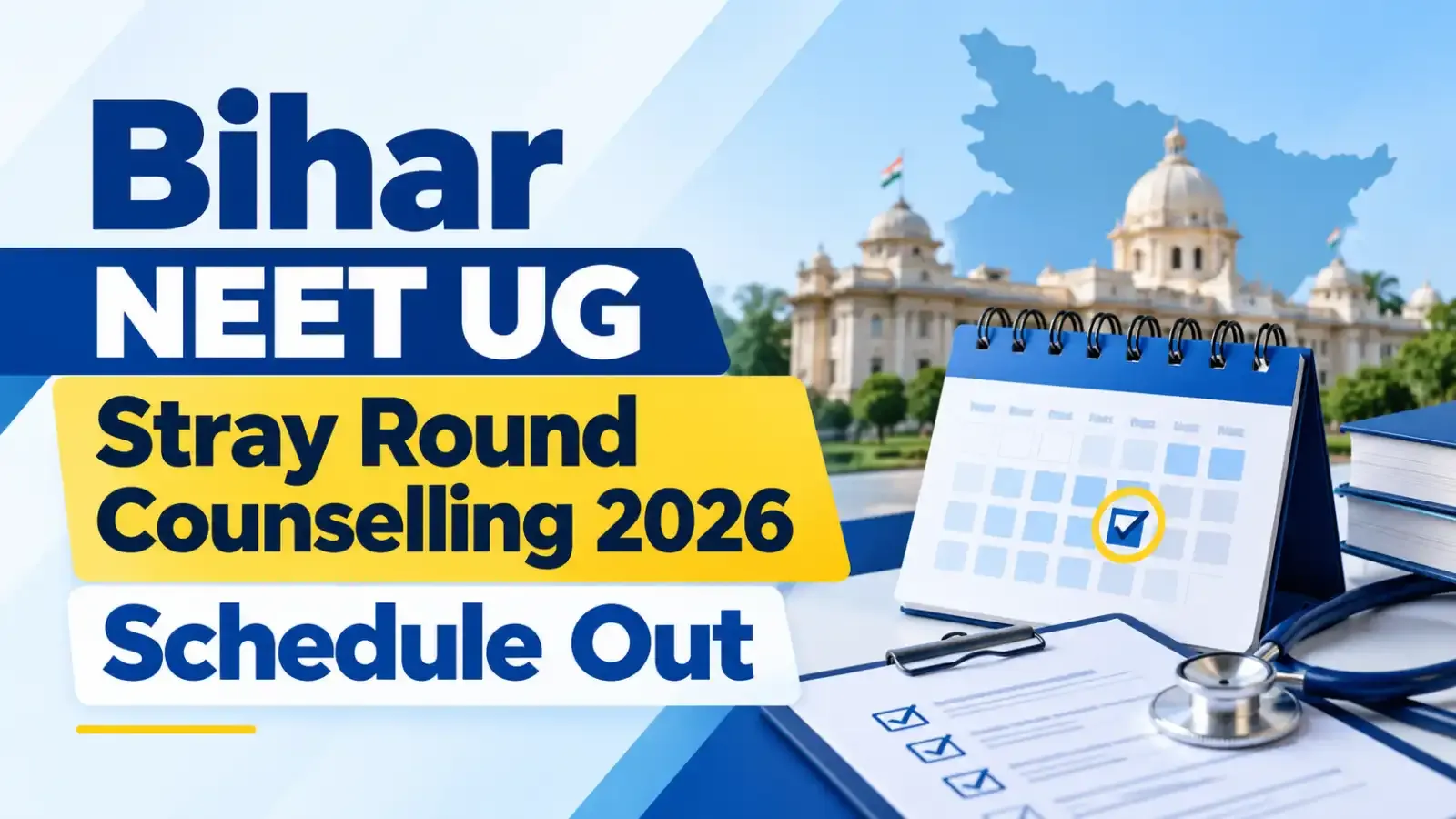 Candidates seeking MBBS and BDS admission can check the registration dates, choice filling schedule, seat allotment and reporting deadlines.