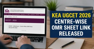 KEA UGCET 2026 Centre-Wise OMR Sheet Link Released