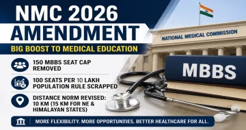 NMC Removes MBBS Seat Cap, Relaxes Key Norms in Major 2026 Amendment