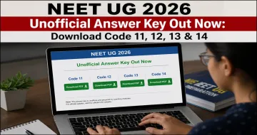 NEET UG 2026 Unofficial Answer Key Out Now: Download Code 11, 12, 13 & 14 PDF