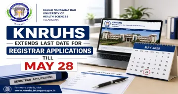 KNRUHS Extends Last Date for Registrar Applications Till May 28
