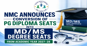 NMC Announces Conversion of PG Diploma Seats into MD/MS Degree Seats from Academic Year 2027–28