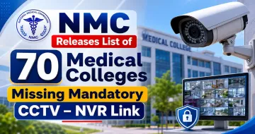 NMC Releases List of 70 Medical Colleges Missing Mandatory CCTV - NVR Link