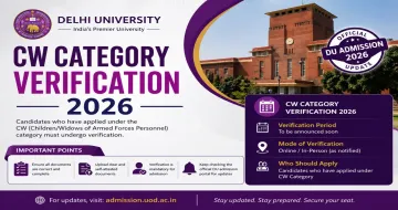 Delhi University Opens CW Category Document Verification Portal for UG Medical Admissions 2026